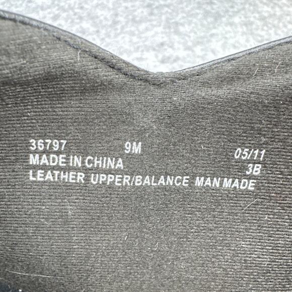 Clarks Bendables Black Leather Side Zipper Ankle Heeled Booties Women 9 - Picture 8 of 8